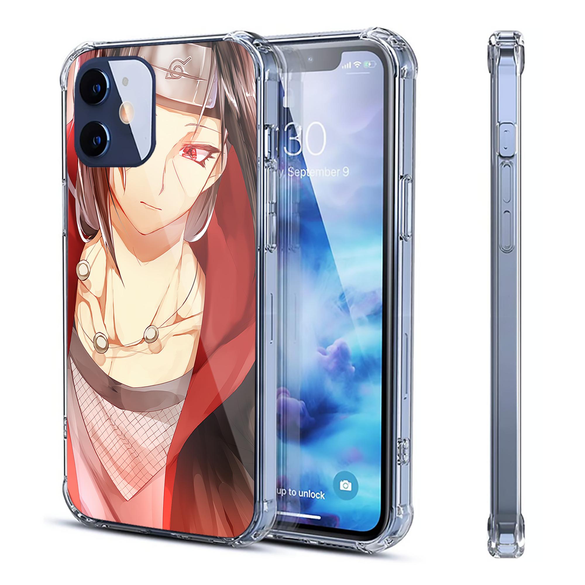 （画像用） NARUTO -ナルト- NARUTO -ナルト- 疾風伝 【iPhone 12シリーズ対応】透明スマホケース（クリアソフトケース）